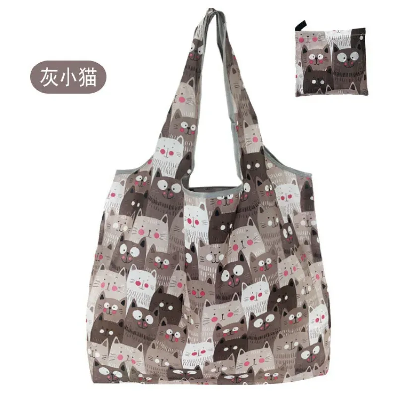 grand sac de courses portable pour femmes, fourre-tout pliable, écologique, réutilisable, pliable, étui d'épicerie, sacs à main, sacs de rangement