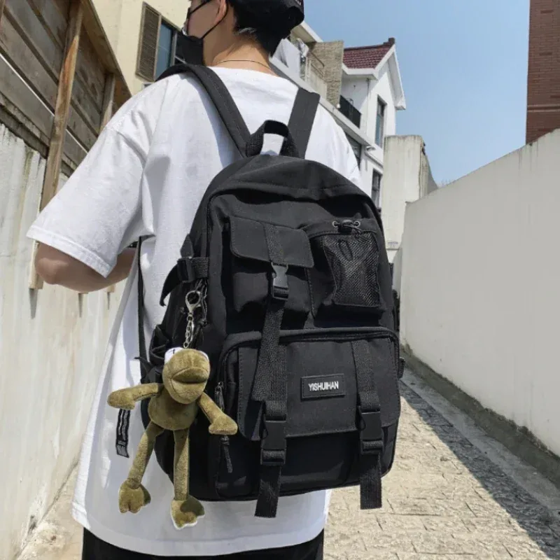 Sac à dos multifonctionnel pour ordinateur portable adolescent, sac d'école en toile Cool pour femmes, sacs à dos d'étudiant de haute qualité, cartable à la mode pour garçons et filles