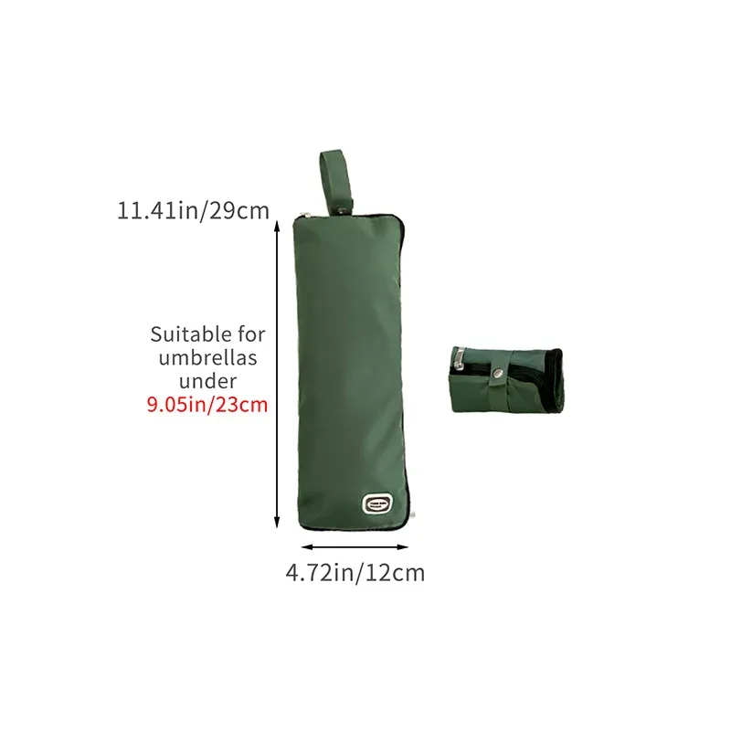 sac de rangement pour parapluie en coton imperméable épaissi, portable, pliable, en tissu oxford pour extérieur, housse de parapluie, sac de protection contre la pluie