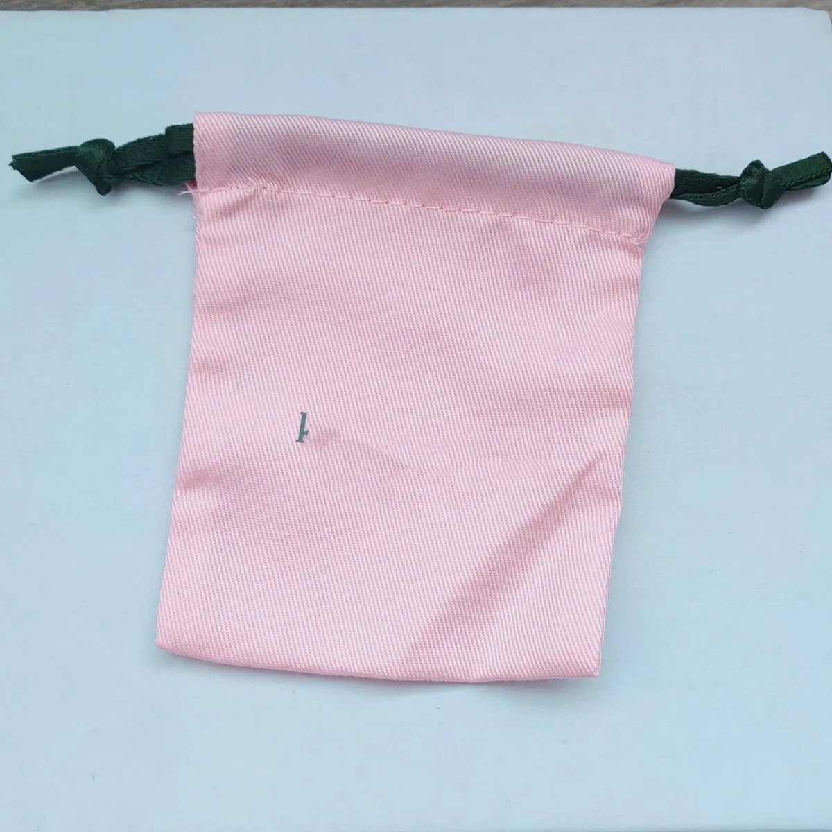 sac en toile imprimé de poche osca, sac de rangement anti-poussière pour bijoux en coton, sac de rangement avec cordon de serrage en coton imprimé