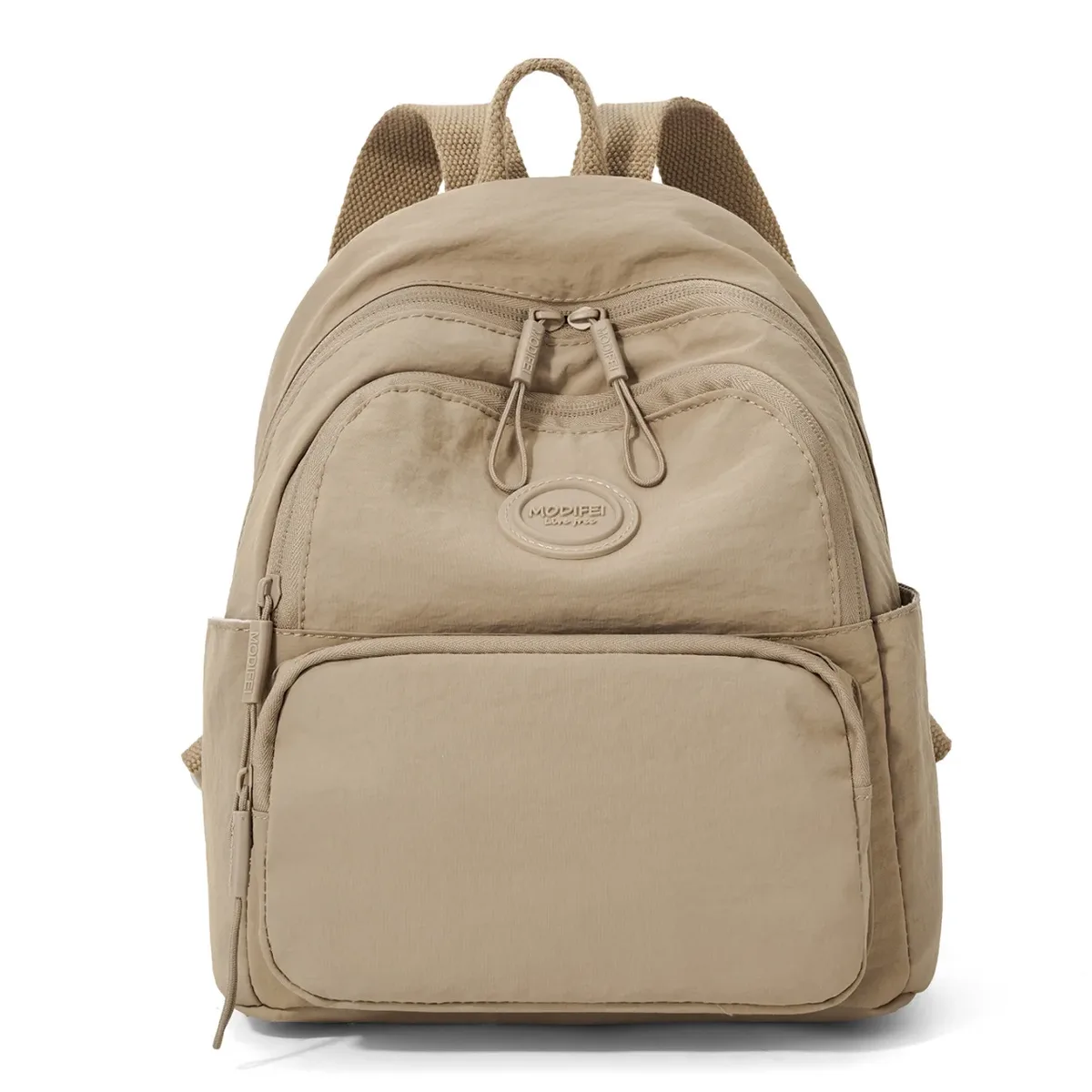 sac à dos simple de style coréen pour femmes, couleur unie, tendance, grande capacité, sacs à bandoulière pour étudiants