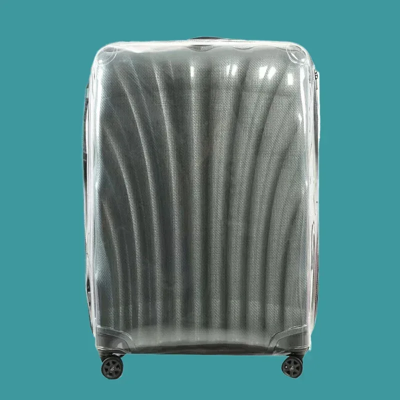 housse de bagage pour samsonite cs2, étui de protection pour valise, couvertures transparentes personnalisées, accessoires de voyage anti-poussière en pvc de haute qualité