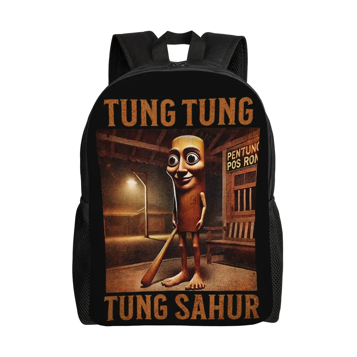 sac à dos tendance et durable pour étudiants et professionnels, motif meme 'strawberry elephant italian brainrot', amusant, pour hommes et femmes, sac à bandoulière pour ordinateur portable