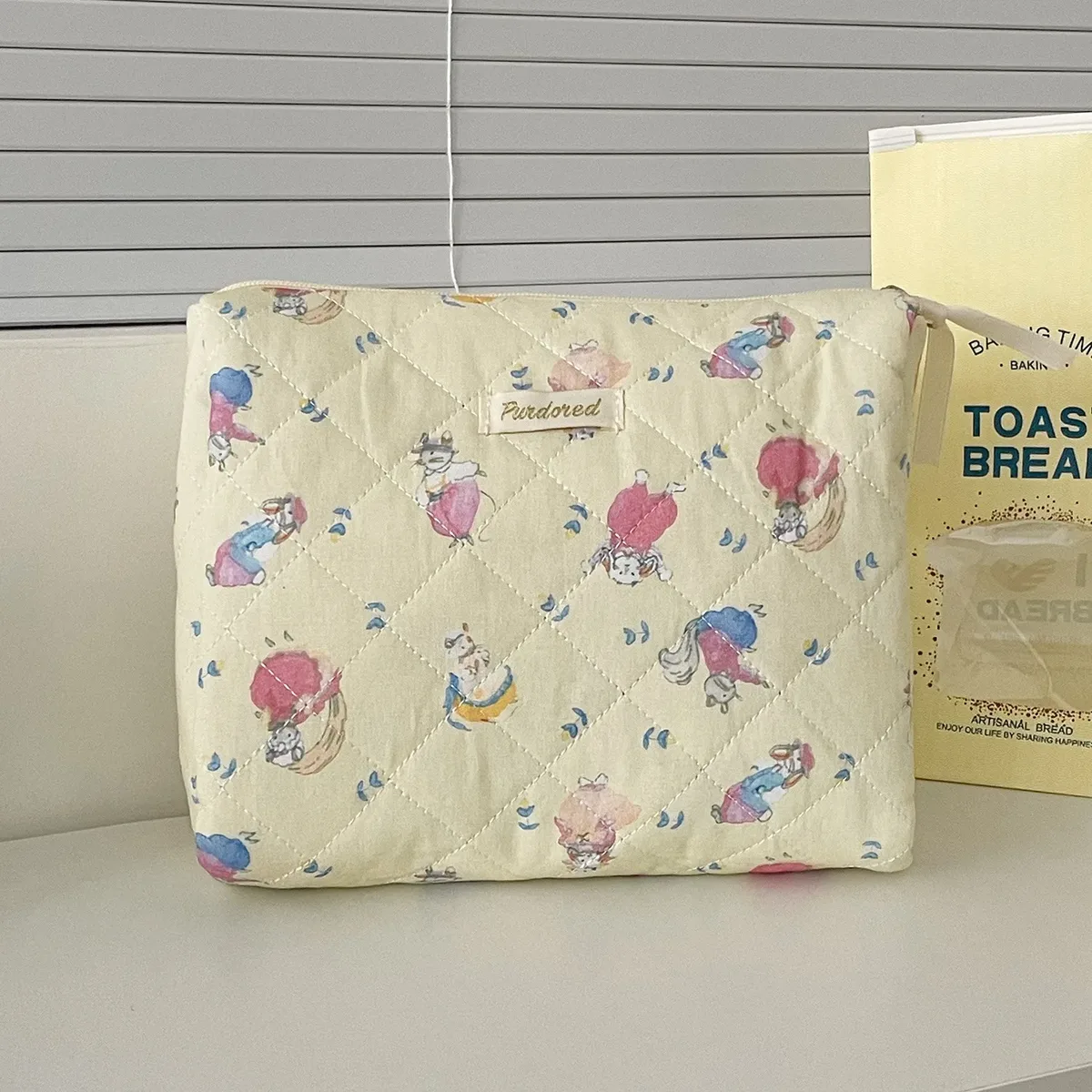 sacs à cosmétiques portables de dessin animé pour femmes, sacs de rangement de toilette à imprimé animal, sacs à main de maquillage ladeis, trousse à crayons féminine commpiedmont