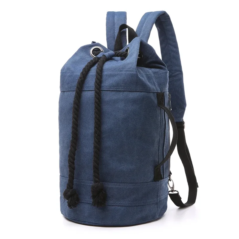sac à dos scolaire de sport en toile de couleur unie, sac à dos antivol de loisirs pour hommes