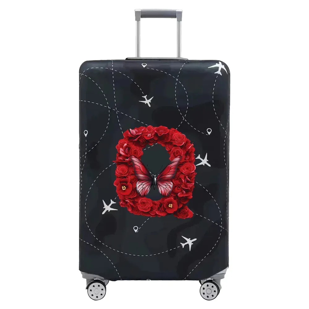 housse anti-poussière élastique pour sac de voyage, série rose, 18-32 pouces, résistante à l'usure, plusieurs styles