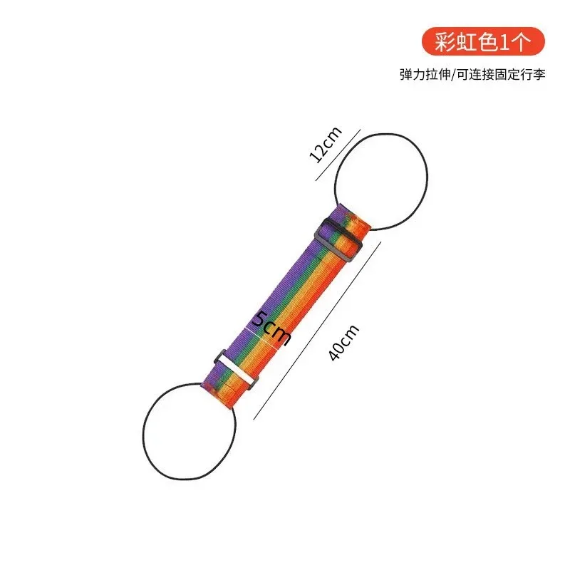 sangle de bagage réglable en nylon, sangle de transport, ceinture de bagage, sangle de sécurité pour valise de voyage, accessoires de voyage