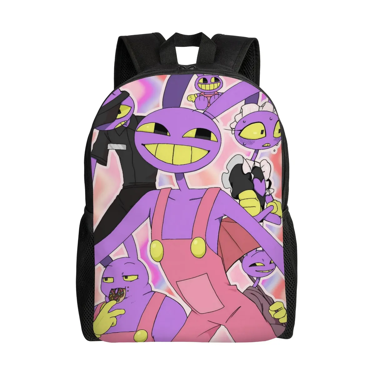 sac à dos thermique jax cartoon digitals circus, sacs à dos de voyage, sacs d'école à motif design pour étudiants, sac à dos élégant
