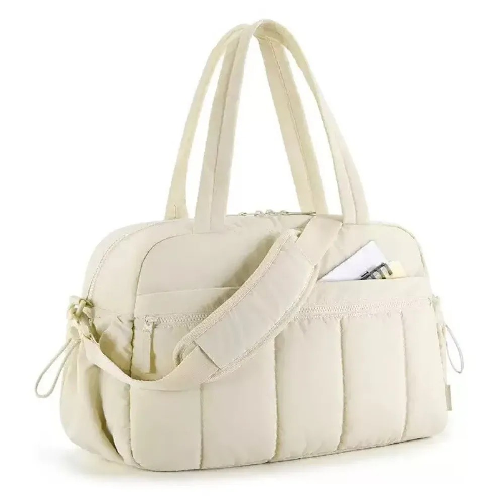 sac de sport en nylon cloud, grande capacité, léger, sac à main de yoga, sac de sport, séparation sèche et humide, imperméable, sac de rangement pour bagages