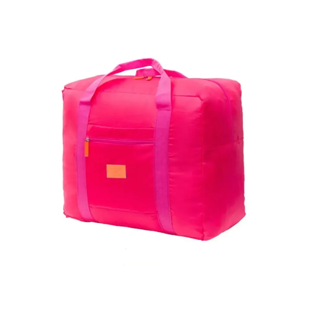sac à bagages de voyage portable en nylon, léger, grande capacité, sac à main de fitness, poignée pliante, sac de rangement pour vêtements