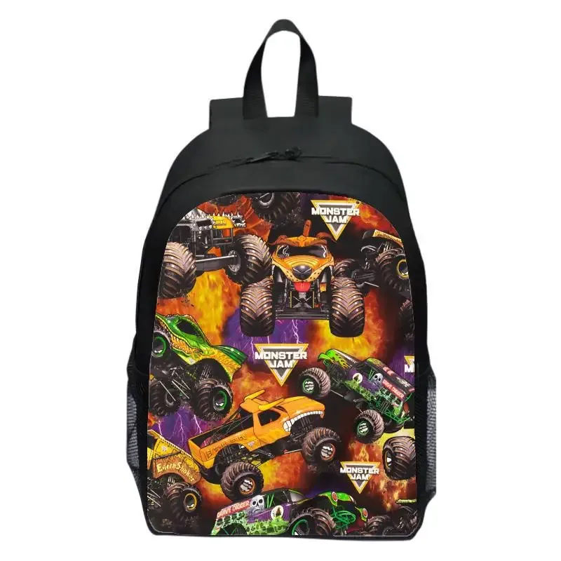 monster jam truck sac à dos pour enfants sac à dos d'école primaire sac à dos de maternelle étudiants masculins et féminins