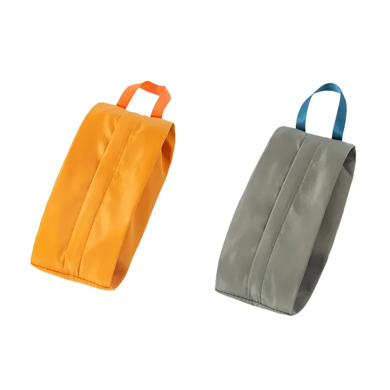 sacs de rangement de chaussures imperméables en nylon, portables, colorés, fermeture à glissière, hommes et femmes, voyage ou organisation d'articles familiaux, 2 paquets