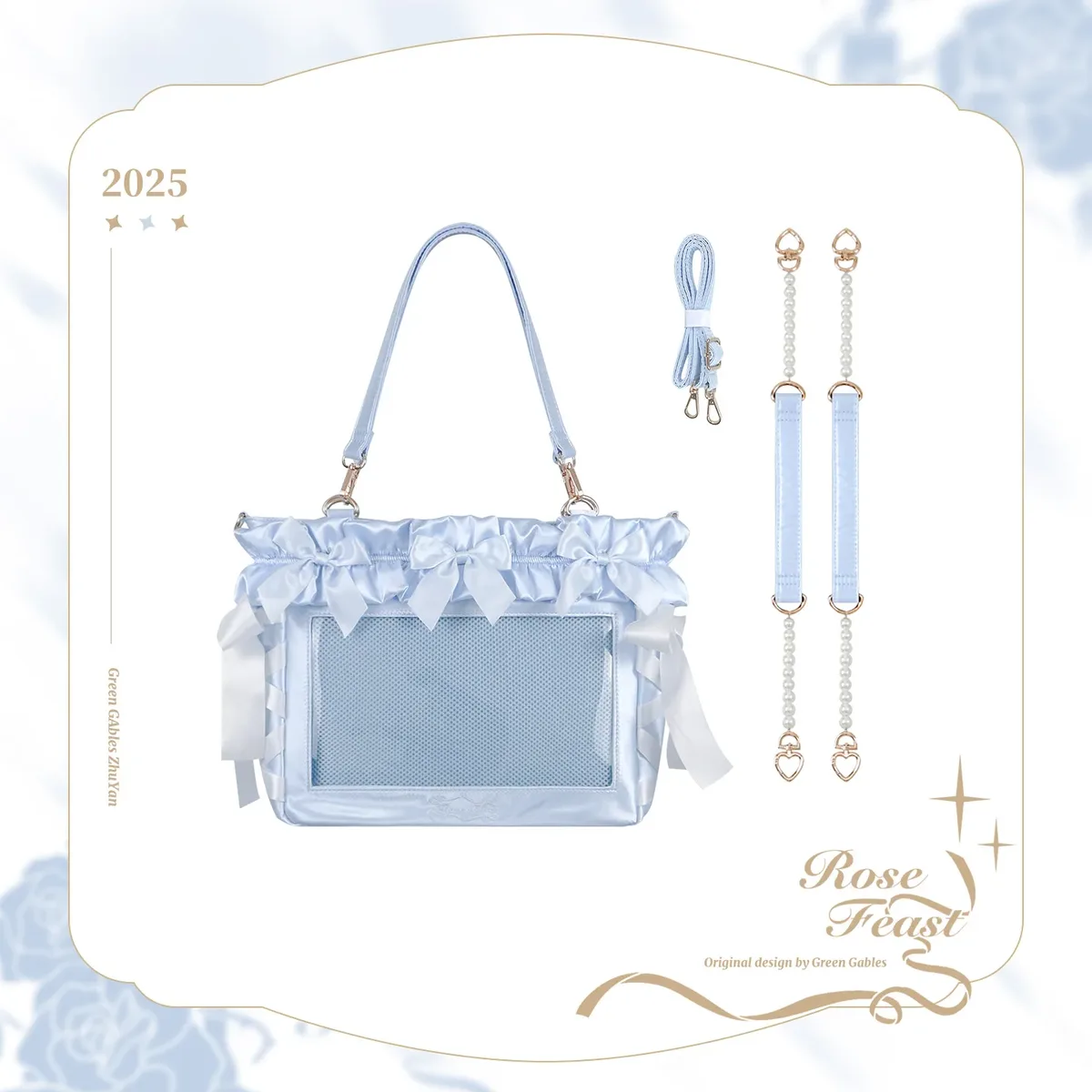 sac de douleur original avec nœud en satin doux, grande capacité, sac à bandoulière pour ordinateur portable de 14 pouces, fourre-tout avec chaîne de perles pour filles et femmes