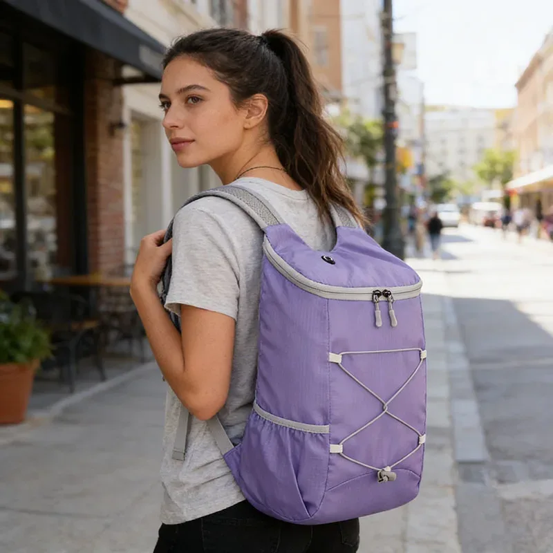 sac à dos de randonnée multifonctionnel pliable ultra-léger pour sports de plein air, alpinisme, travail et camping