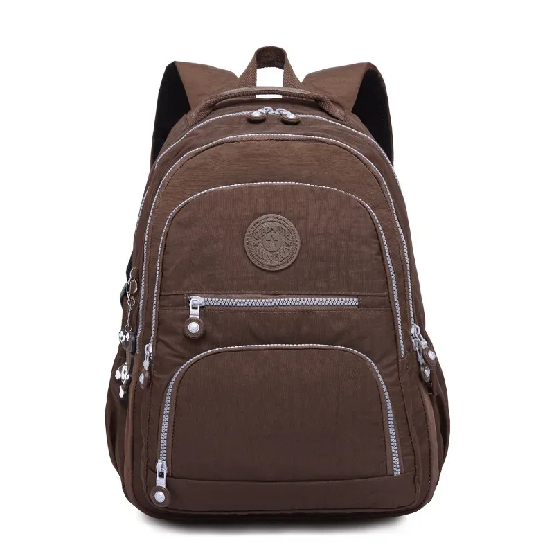 tegaote – sac à dos d'école pour adolescentes et garçons, sac à dos de voyage pour femmes, en nylon, étanche, pour ordinateur portable, unisexe, 2024