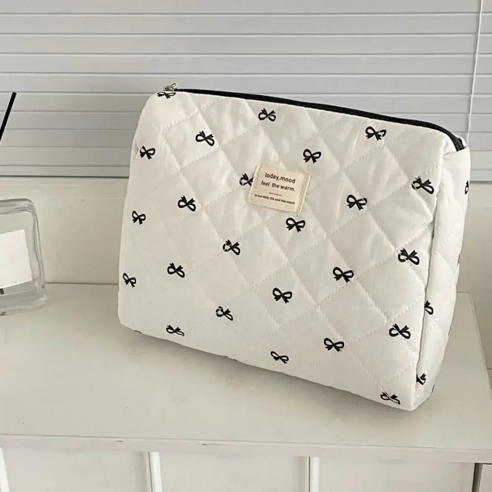 sac à cosmétiques portable bleu pour femme, pochette de voyage, trousse de maquillage grande capacité, trousse à crayons à fermeture éclair, sac de rangement, cadeaux