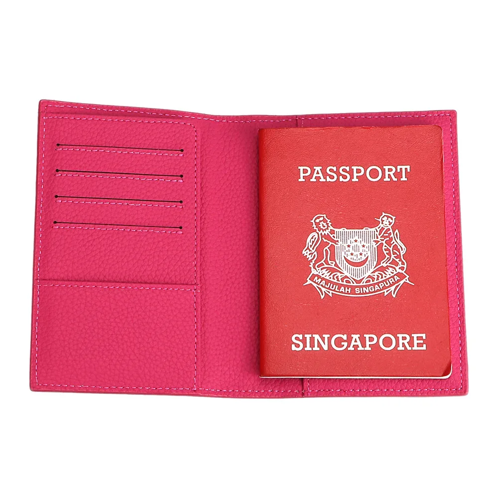 porte-passeport en cuir de galets véritables, étui de protection de passeport de voyage, portefeuille de créateur de luxe