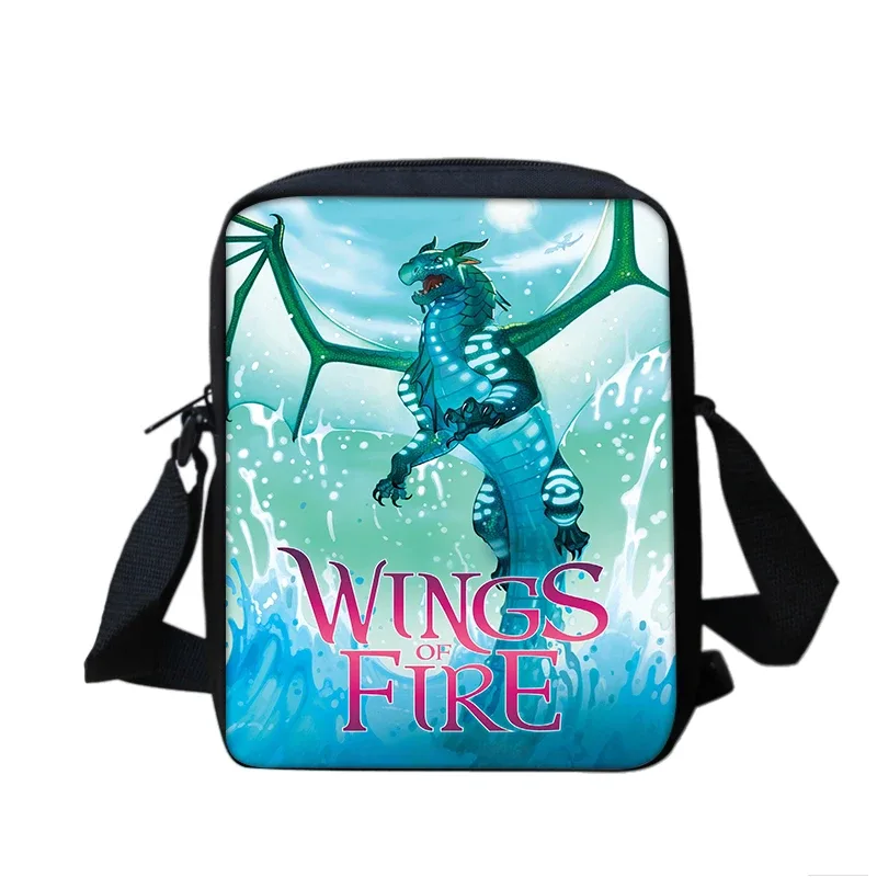 ensemble de sacs de téléphone wings of fire, sac à bandoulière avec sac initié, étui à crayons, boîte à crayons pour étudiants, meilleur cadeau, 2 pièces