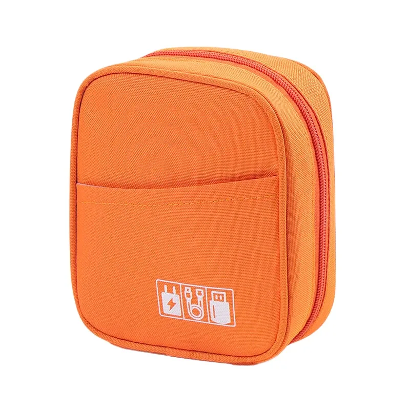 sac de rangement étanche pour câble de données de voyage, étui pour écouteurs, banque d'alimentation usb, accessoires numériques portables, nouveau