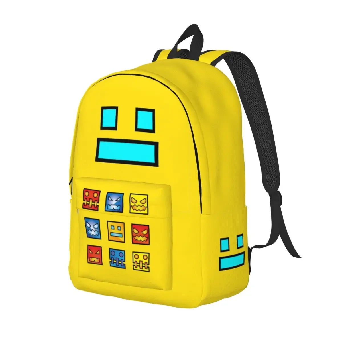 géométrie cube gaming dash sac à dos pour hommes femmes adolescent lycée affaires sac à dos ordinateur portable toile sacs sport