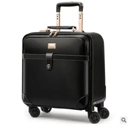 24 pouces spinner valise voyage bagages roulants valise en cuir affaires spinner voyage roulant bagages sac chariot sacs roues