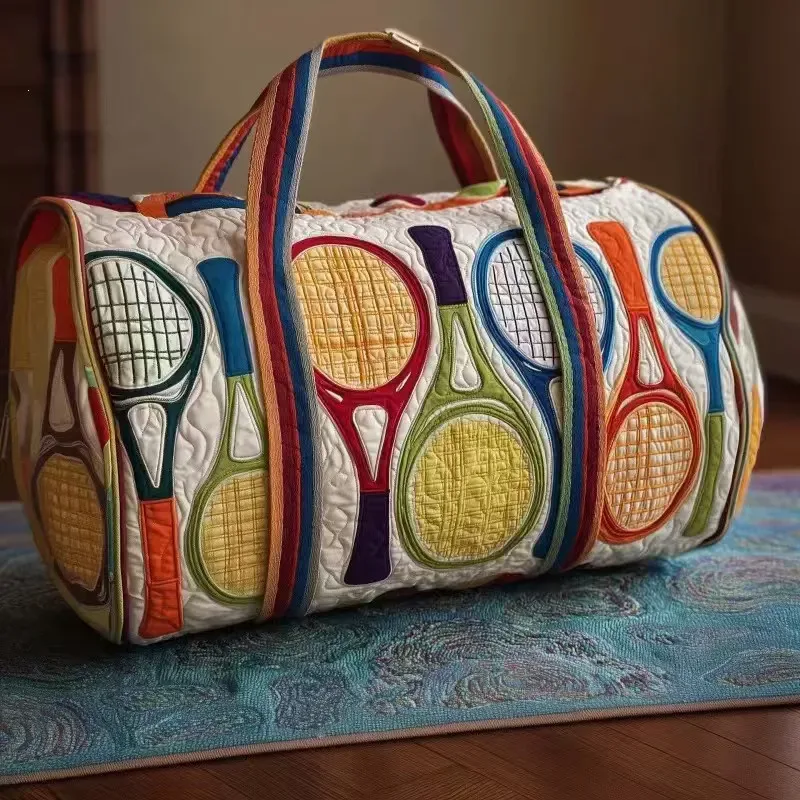 sac de voyage matelassé grande capacité, artisanat de matelassage 3d, sac de voyage, sacs fourre-tout, sac à main pour courtes distances