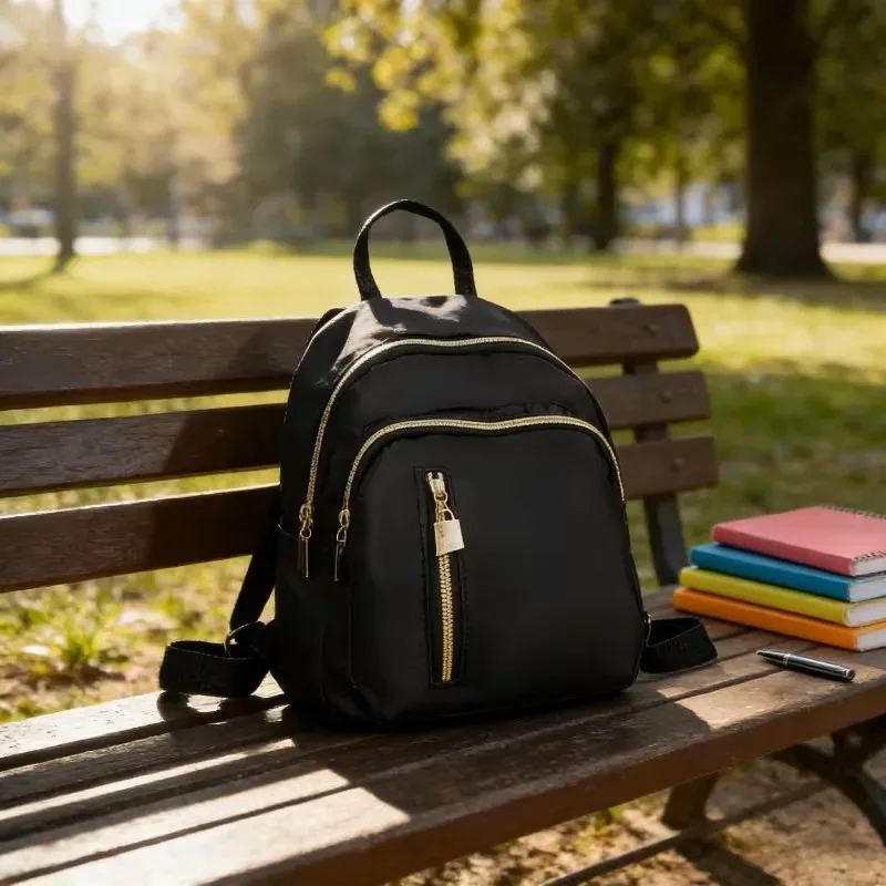 sac à dos tendance pour femmes, grande capacité, sac décontracté, multi-poches, fermeture éclair, sac à main pour le travail, les voyages, cadeau pour dames