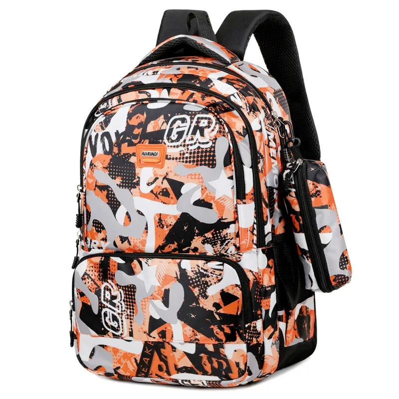 sacs à dos d'école imprimés de camouflage pour adolescents garçons et filles sac à dos de grande capacité pour hommes sac d'ordinateur sacs d'école pour étudiants