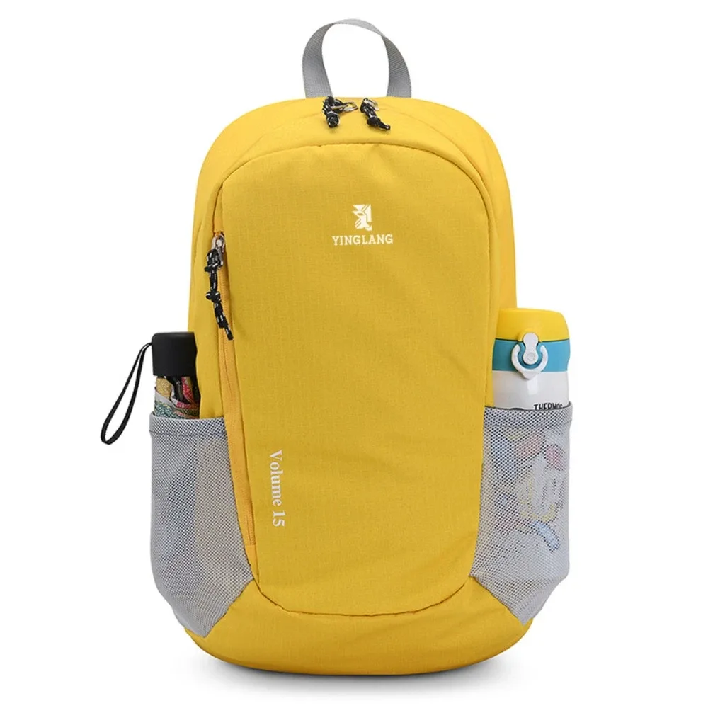 Sac de camping en nylon 15L, ultraléger, imperméable, sac à dos de sport, sac de randonnée décontracté, sac d'alpinisme pour étudiants