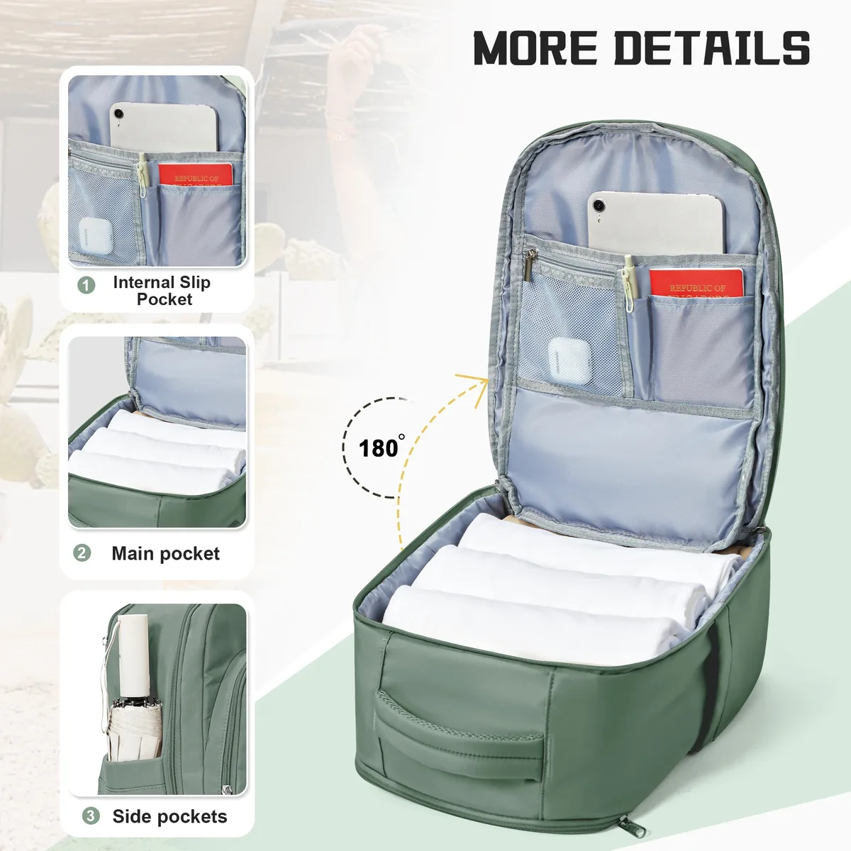 Sac à dos de voyage pour cabine d'avion 40x20x25, sac à dos pour femme, bagage à main, sac à dos scolaire, sac de voyage, sac à dos pour ordinateur portable