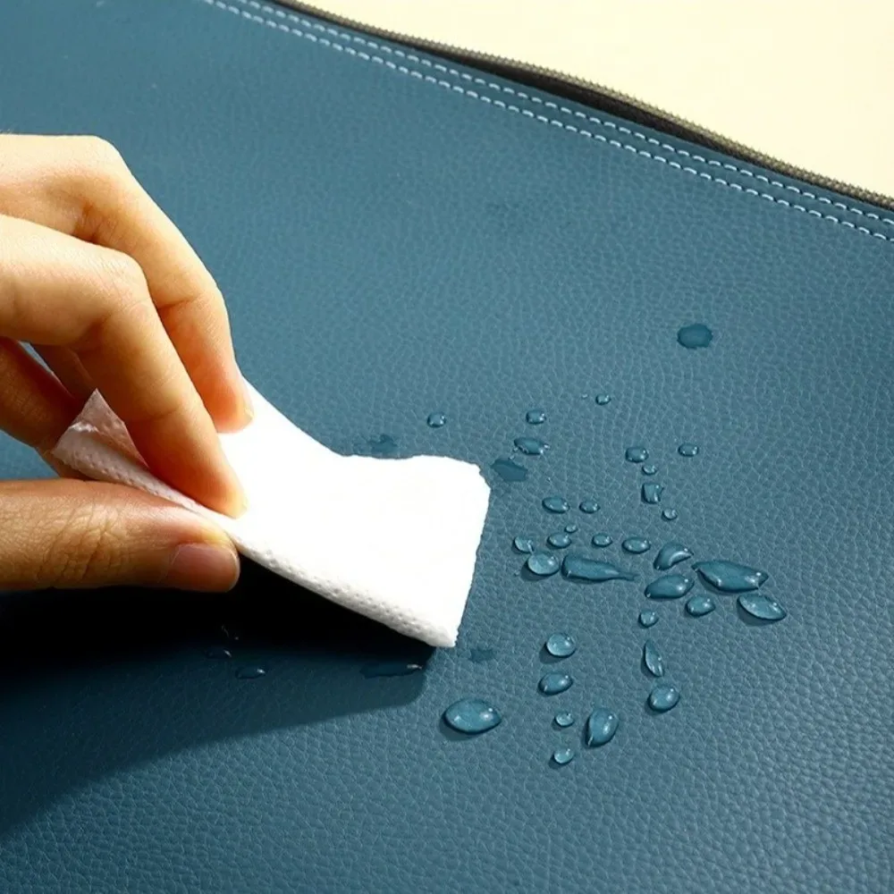 porte-documents en cuir pu a4 avec fermeture éclair, grande capacité, sac à documents de haute qualité, plusieurs couleurs, mallette d'affaires, conférence