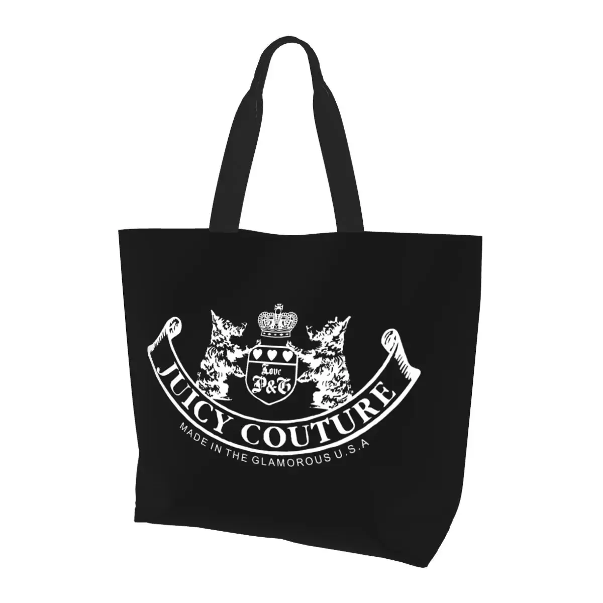 sac de shopping j-juicy-c-couture, sac à bandoulière pour femme, sacs fourre-tout décontractés pour femme