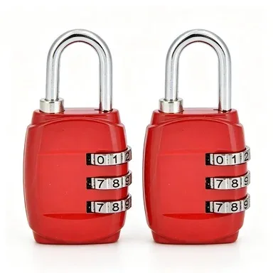 mini cadenas à combinaison à 3 chiffres en alliage de zinc, disponible en plusieurs couleurs, serrure à code de sécurité pour bagages, valises, sacs à dos, tiroirs et armoires