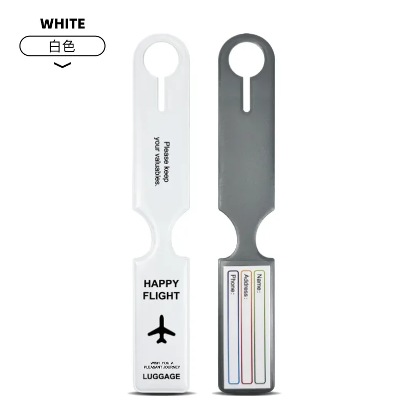 étiquettes de bagage de voyage, housses de protection pour étiquettes d'identification de valise, porte-étiquettes de bagage, étiquettes d'embarquement, étiquettes portables, accessoires de voyage tendance