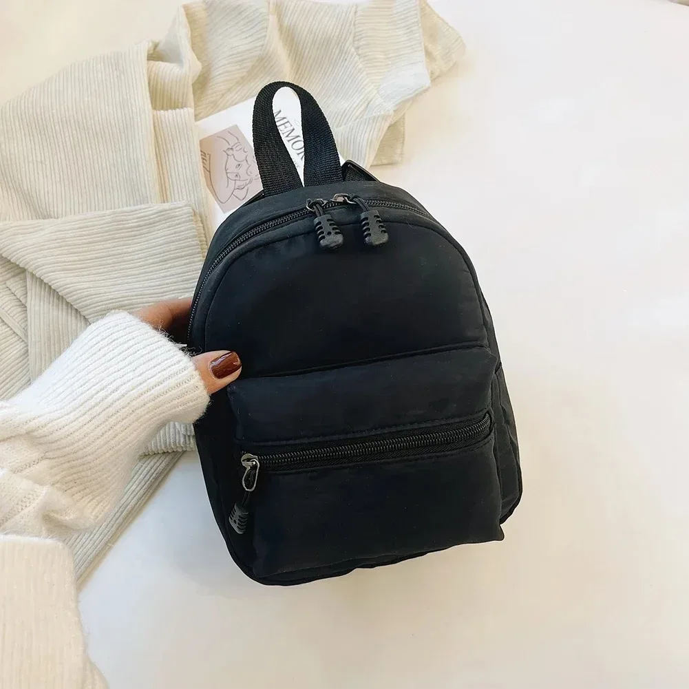 sac à dos en nylon, mini cartable pour filles, petit sac de voyage mignon pour femmes, sac à dos décontracté solide et imperméable, à la mode