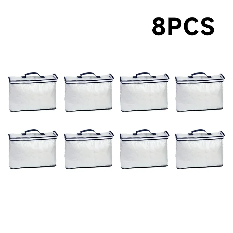 sacs d'emballage en pvc transparent, couverture de literie portable, emballage de vêtements, sac de rangement pour taies