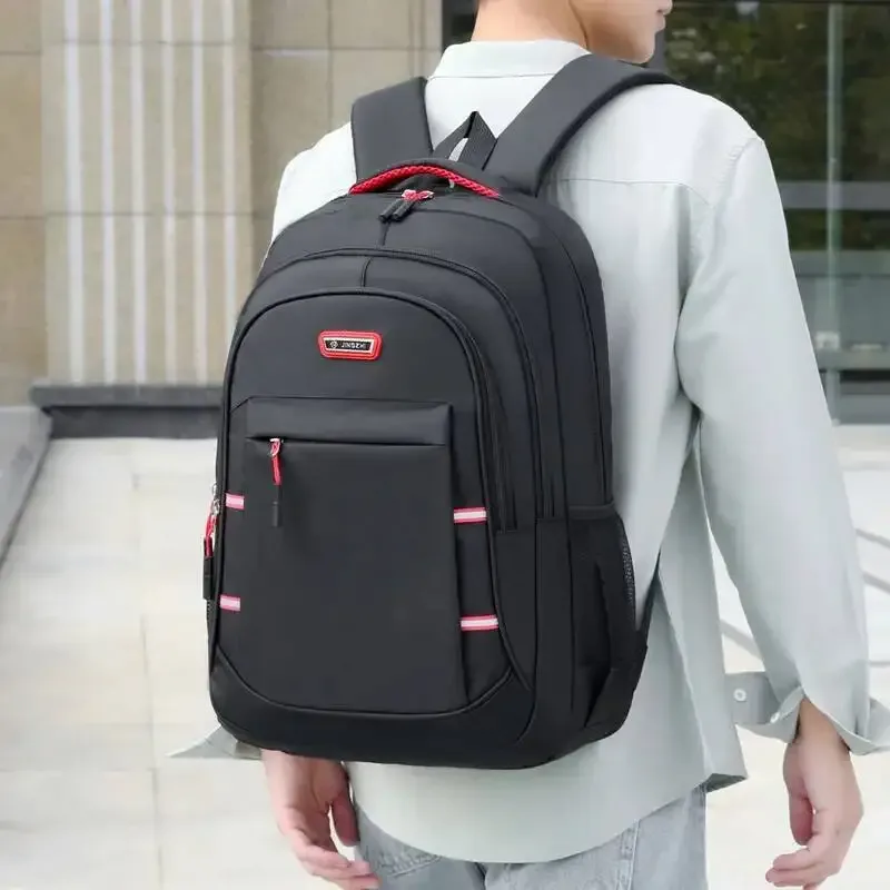 Sacs à Double bandoulière multicouches pour collège, sac à dos à la mode pour hommes, pour les déplacements professionnels, grande capacité, en vente