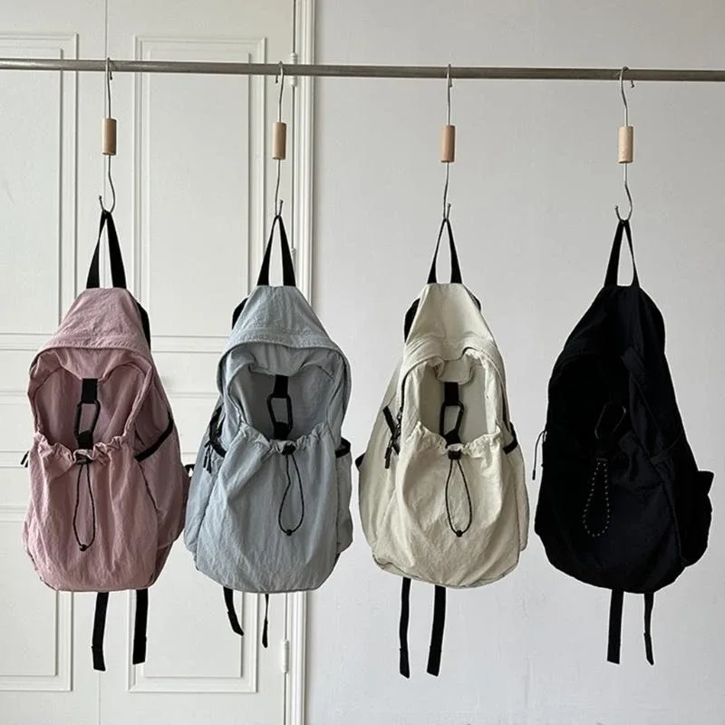 q1qa drawstring backpack pack pack for college student travel school pack