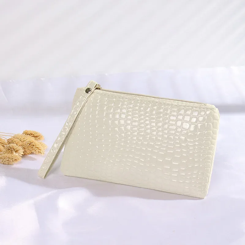 femmes noir sac cosmétique fermeture éclair petit sac de maquillage voyage nécessaire dames cosmétiques pochette sac à main organisateur de toilette étui pochette