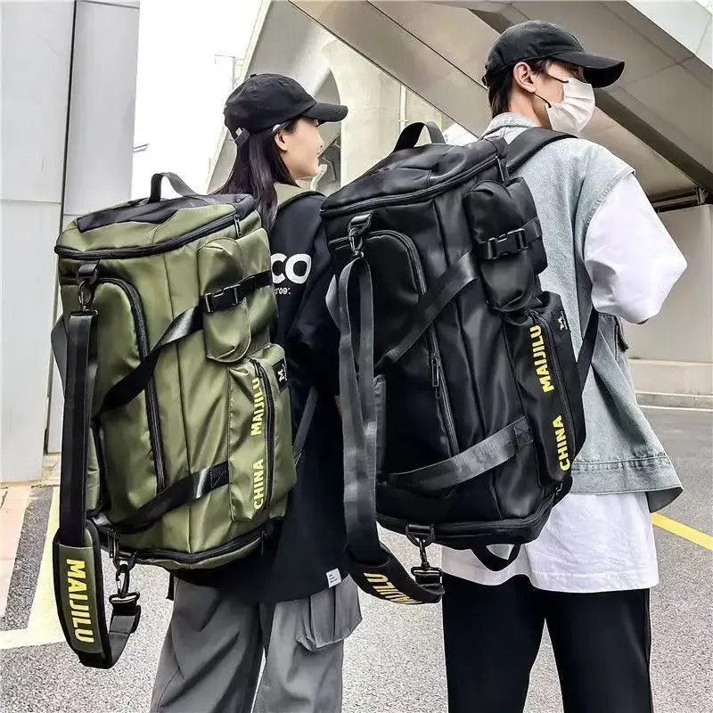 sac à dos de voyage de grande capacité pour hommes et femmes, imperméable, oxford, multifonctionnel, pour ordinateur portable, sac à bandoulière, sac à main pour salle de sport