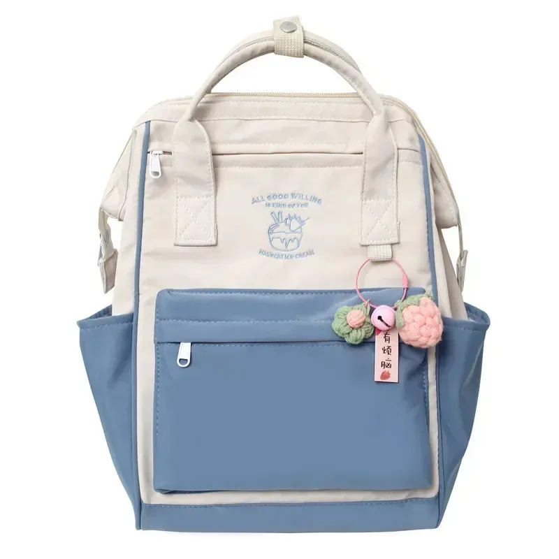 sac d'école de grande capacité pour lycéens, sac à dos étanche simple de couleur assortie, sac de rangement de voyage de loisirs rюкзак