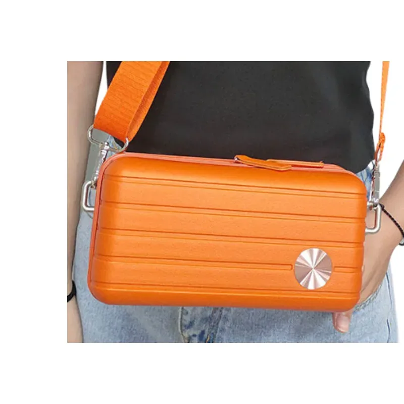 trousse de maquillage compacte à coque rigide – sac à bandoulière étanche pour les voyages de nuit, le sport et l'utilisation quotidienne