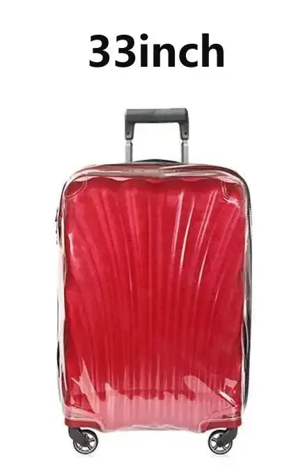 housse de bagage pour samsonite cs2, étui de protection pour valise, couvertures transparentes personnalisées, accessoires de voyage anti-poussière en pvc de haute qualité
