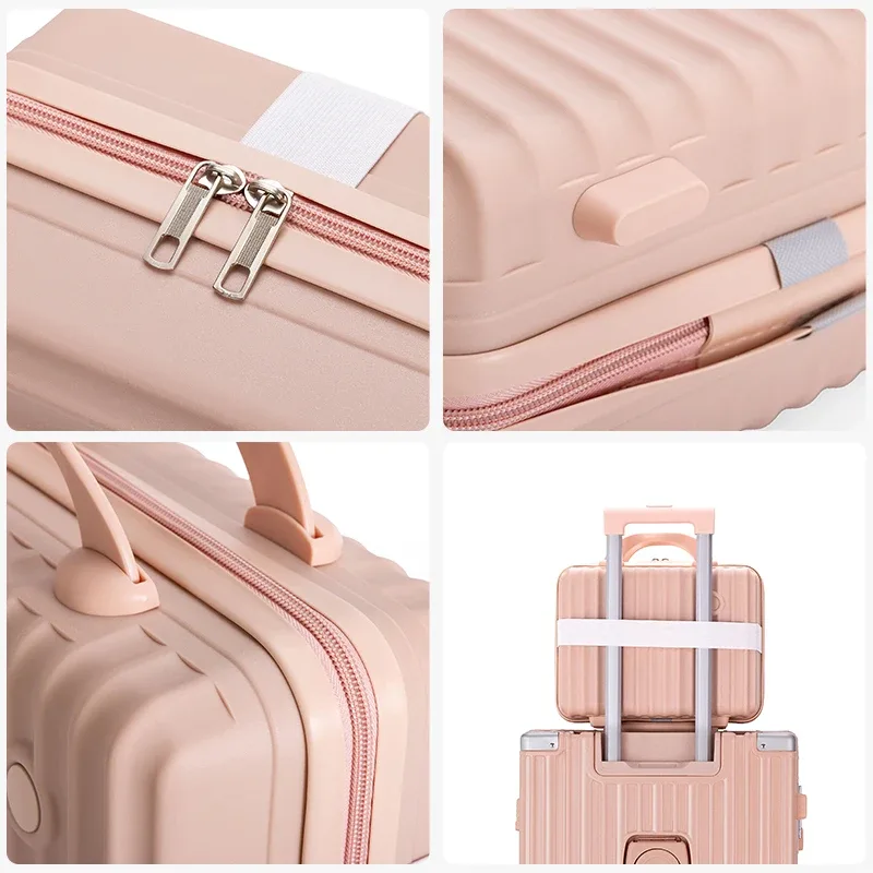 sac à cosmétiques portable pour femmes, grande capacité, trousse de toilette de voyage, nouvelle trousse de toilette élégante 2024