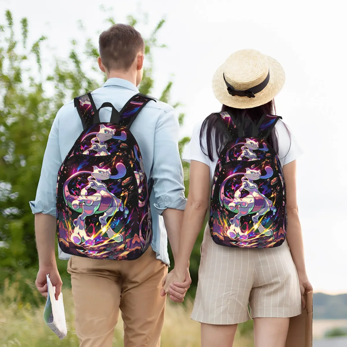 sac à dos pokémon tendance, mochilas, sac à dos de camping tendance avec fermeture éclair