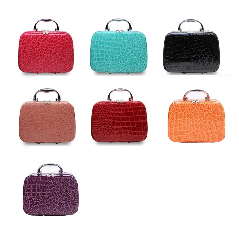 trousse de maquillage pour femmes, sac à cosmétiques, sac de voyage de bonne qualité, boîte de beauté, bijoux, boîte à outils, cadeaux de vacances