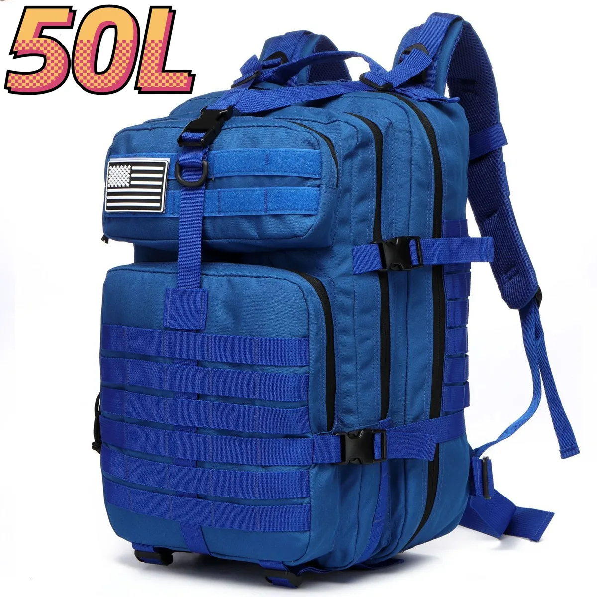 30l/50l 1000d nylon sac à dos étanche sacs à dos en plein air tactique sport camping randonnée trekking pêche chasse sac