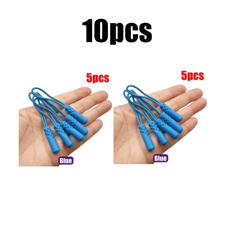 5/10 pièces tirettes de fermeture éclair, attaches de remplacement pour cordons, clips de fixation pour boucles cassées, languettes de fermeture éclair pour sacs de voyage, valises, tentes, sacs à dos