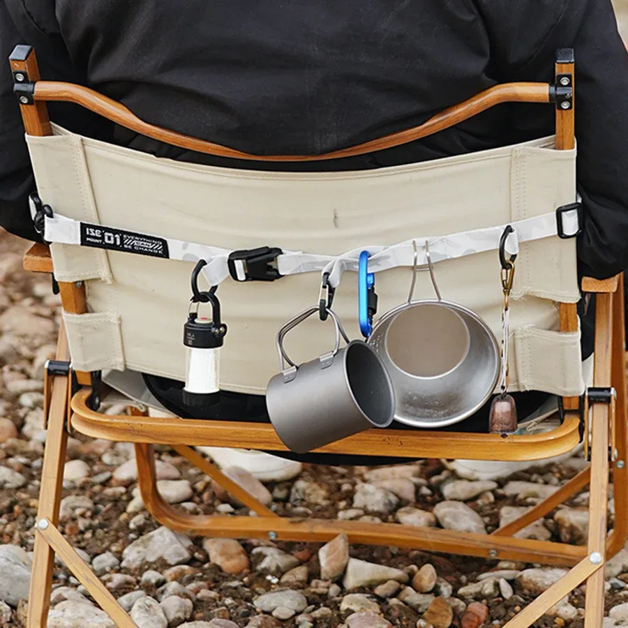 sangle de sac à dégagement rapide pour camping en plein air, avec anneau de suspension, sangle de sac à bandoulière multifonction réglable