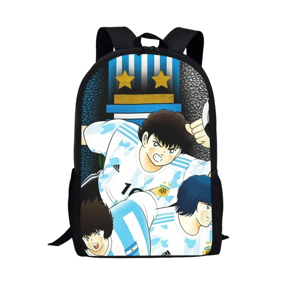 sac à dos pour enfants, sac à livres pour élèves du primaire, sacs à bandoulière décontractés, grande capacité, sac d'école japonais captain tsubasa